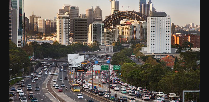 Sydney Peak hour traffic